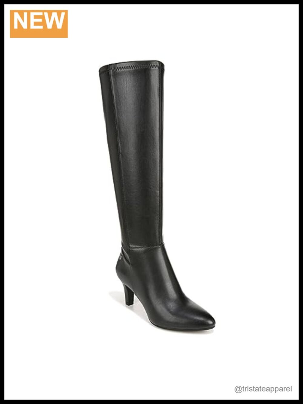 LifeStride Gracie 2 Tall Boots - Faux Leather Knee High Stiletto Heels